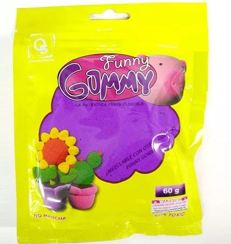 3x Masita Mágica - Masilla Moldeable Goma Eva Slime Niños