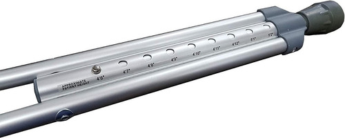 Imagen 3 de 7 de Muletas De Aluminio Ajustable ¡envio Gratis!