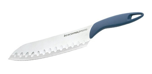 Cuchilla Santoku Japones Alveoladao 20 Cm Hoja Tescoma 90