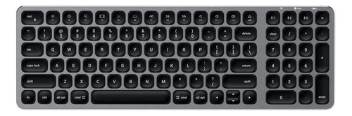 Teclado de uma mão bluetooth Satechi ST-ACBKM QWERTY inglês US cor cinza