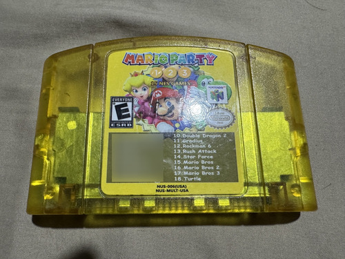 Nintendo 64 Verde Transparente Con Cartucho De Multijuegos Verde (Usado)