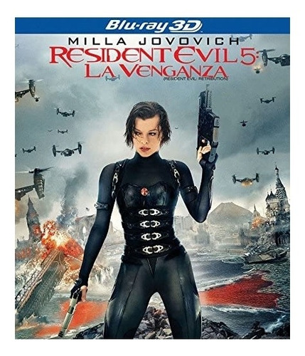 Resident Evil 5 La Venganza | Blu Ray 3d Película Nuevo