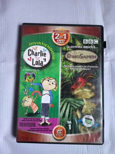 Charlie Y Lola Y Dinosapien Divirtiéndose Vol 1 Película Dvd