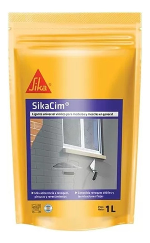 Sikacim Ligante Vinilico Para Morteros Y Revoques 1 Kg