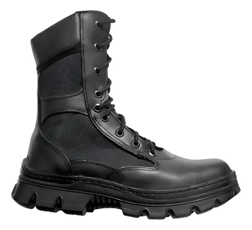 comprar Bota Suela Pu Premium Táctico Borcego Cuero Policíal Liviano