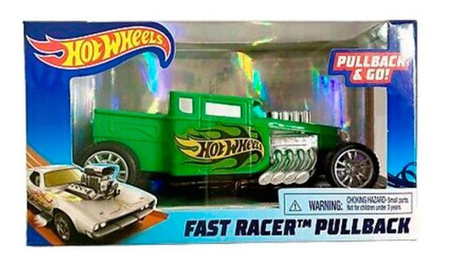 Auto Hot Wheels A Fricción - Fast Racer - Vamos A Jugar