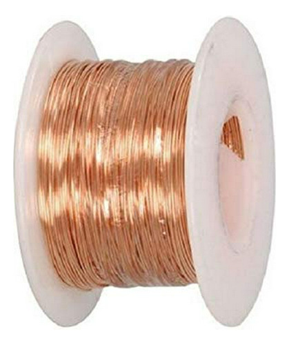 Alambre - Bare Copper Wire-choose : 10 Ga To 30 Ga (24 Ga - 