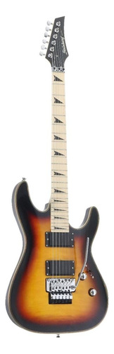 Guitarra elétrica Strinberg SGS250 super strato de  tília sunburst brilhante com diapasão de bordo