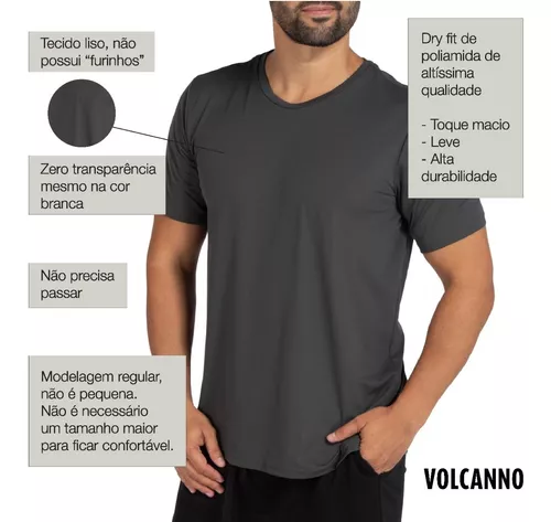 2 Camisetas Dry Fit Plus Size Masculina Poliamida Xg Xgg