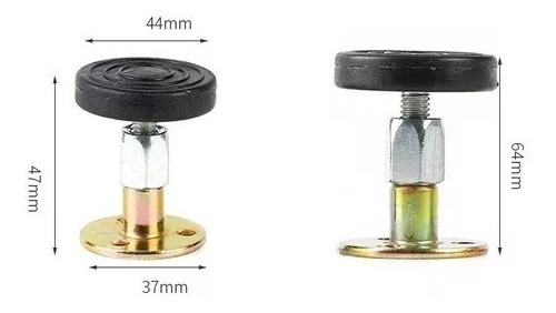 Tope Cama Pared Mueble Ajustable Antivibración Mediano 1 Uni