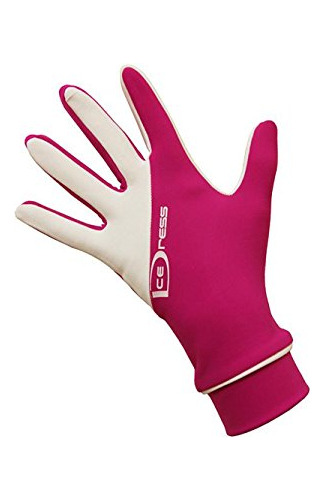 Icedress Two Color Thermal Figure Skating Gloves Sport