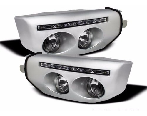 Set De Faros De Niebla Silver Toyota Fj Cruiser 2007-2014