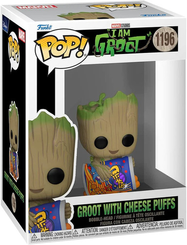 Funko Pop! I Am Groot - Groot With Cheese Puffs #1196