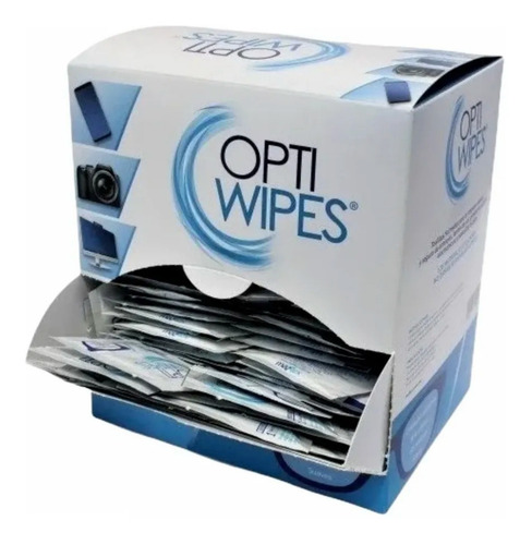 Imagen 2 de 4 de 200 Toallitas Húmedas Optiwipes Lentes Cámaras Celulares
