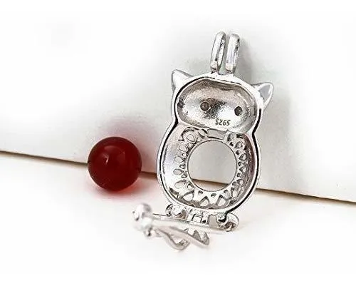 Collar - Faith Forge Sterling Silver Owl Pendant & Necklace