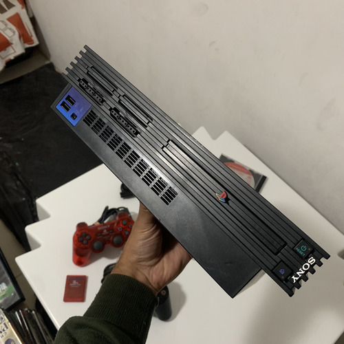 Console Ps2 Fat 15000 Bloqueado Japonês Completo Preto (Usado)