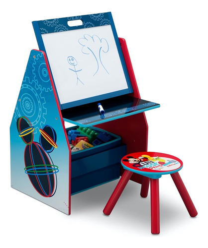 Caballete Y Estación De Juegos Para Niños