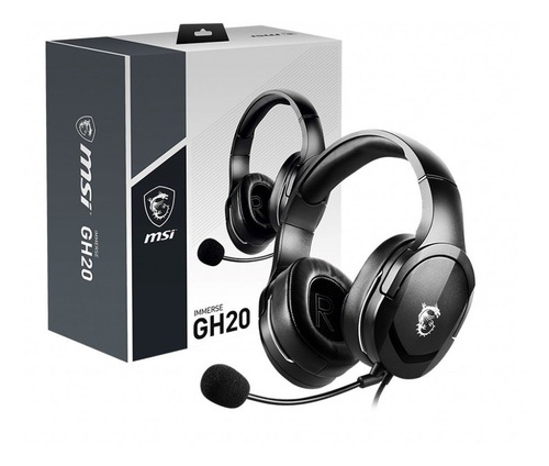 Imagen 2 de 7 de Auricular Gaming Msi Immerse Gh20 Micrófono Cable