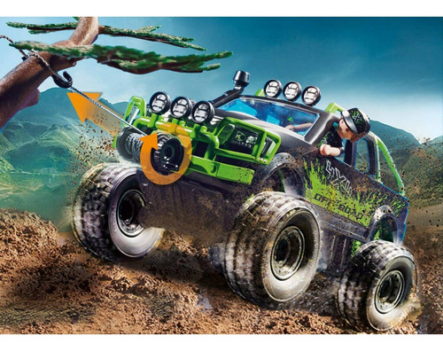 Playmobil Camioneta Todo Terreno 4x4 Moto Canoa 58pcs 70460 Camioneta Todo Terreno