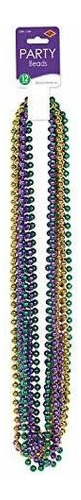 Collares De Fiesta  Beistle Mardi Gras - Collares Con Cuenta