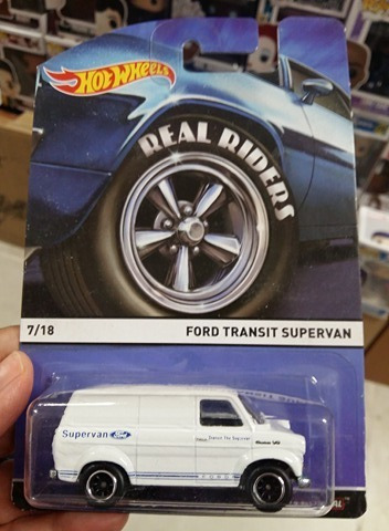 Hot Wheels Real Riders Ford Transit Supervan 1:64 