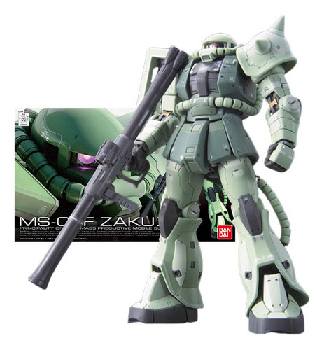 Kit De Figuras De Anime Gundam Rg 1/144 Ms-06f Zaku Ii Mobil