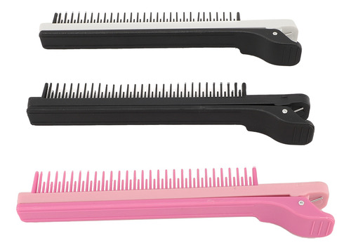 Peineta Con Clip, 3 Unidades, Para Estilista, Plancha De Des