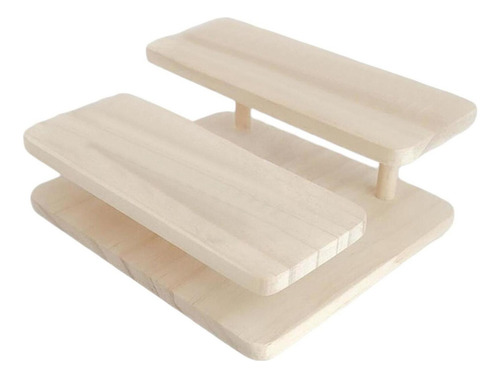 Soporte De Exhibición De Gafas De Madera Soporte De 2 Capas