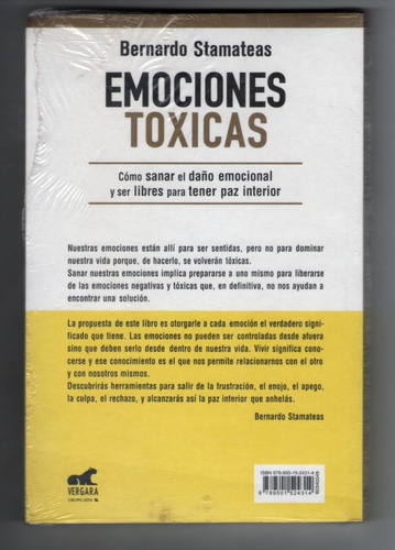 Emociones Toxicas - Bernardo Stamateas - Vergara