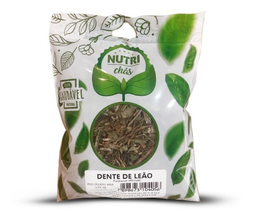 Chá Dente De Leão 40gramas Nutrichás 100% Natural