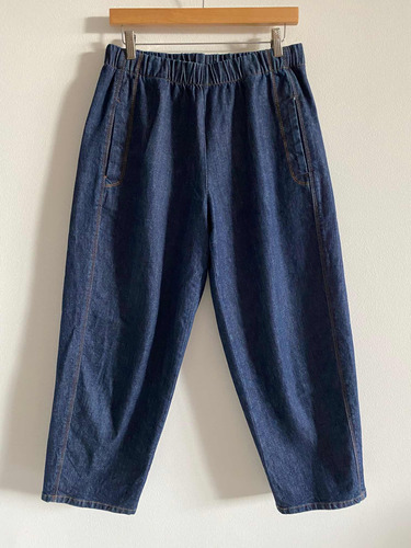 Pantalon Ancho Azul La Grua Capri