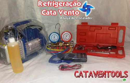 Kit Ferramentas P/ Instalação:bomba De Vacuo 5cfm, Manifold.