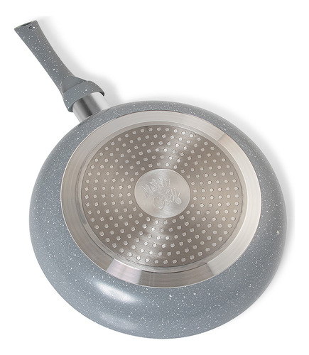 Frigideira Antiaderente 20cm Cinza Graniflon Moda Do Chef