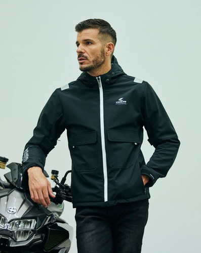 Campera Moto Rs Taichi Softshell Multi Parka Otoño-invierno