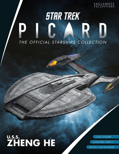 Imagem 4 de 6 de Uss Zheng He - Star Trek - Eaglemoss - Frete Grátis
