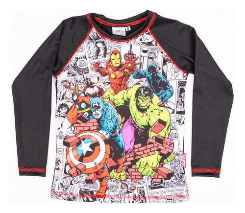 Remera Spiderman Avenger Uv 50+ Proteccion Solar Certificada