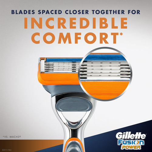 Recambios Para Cuchillas De Afeitar Gillette Fusion Power Pa