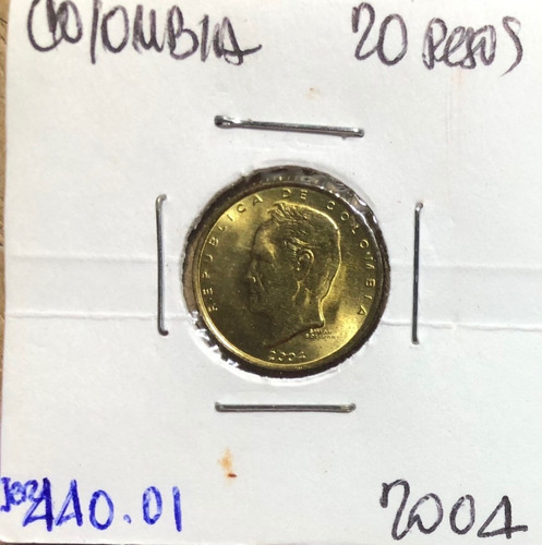 Colombia 20 Pesos 2004 Jer440.01