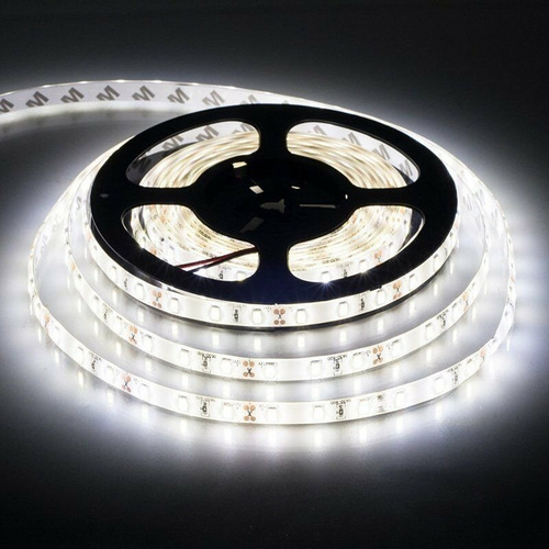 Tira De Led Frío No Requiere Eliminador Solo Conectar A 127v Luz Blanco Frío