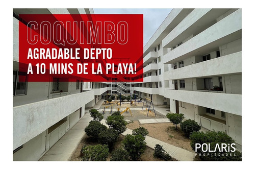 Imagen 1 de 10 de Agradable Depto En Condominio A 10 Mins De La Playa