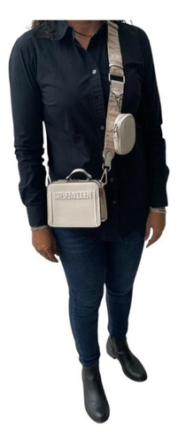 Bolsa Steve Madden Bevelyn Mini Bone