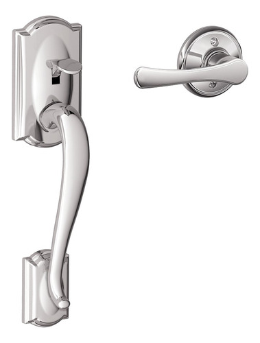 Schlage Fe285 Cam 625 Vla Camelot Trim - Juego De Manijas De