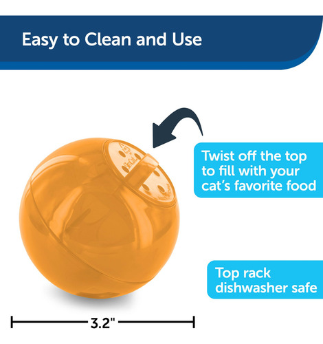 Juguete Dispensador De Comida Para Gatos Petsafe Slimcat Par