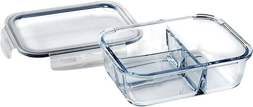 Wiltshire Ml Rectangular Glass Storage Container (3 Divider.