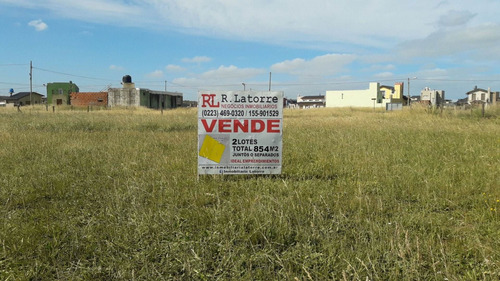 Imagen 1 de 10 de Latorre Prop. Vende 2 Lotes Juntos A 100 Metros Del Mar, B° Camet Norte -santa Clara Del Mar