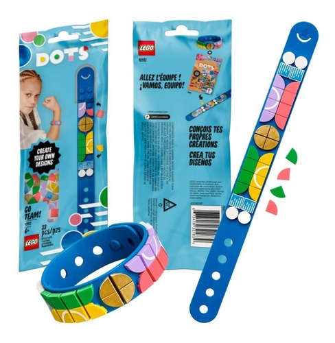 Imagen 4 de 4 de Lego Dots Diseño (diy) Creativo De Pulsera Deportiva