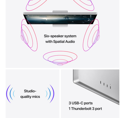 Apple Studio display - Adaptador De Montaje Vesa Plateado