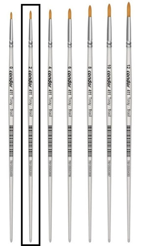 Pincel Redondo Condor Modelo: 411-2