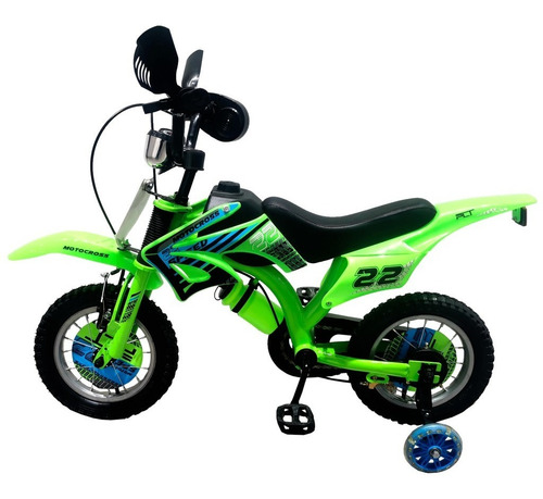 Imagen 2 de 10 de Bicicleta Rin 12 Plt Motocross Para Niños