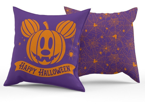 Almohadon Piñata Happy Halloween Color Violeta